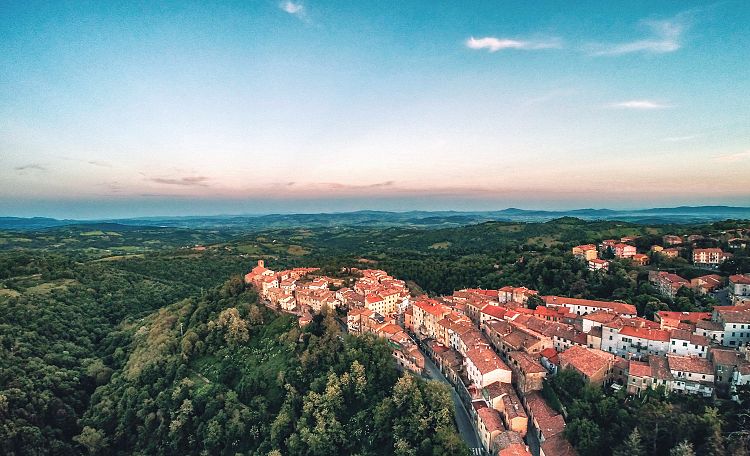 Scansano ❤️ das Dorf von Morellino