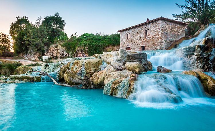 Cascate del Mulino ❤️ Saturnia freie Wasserfälle