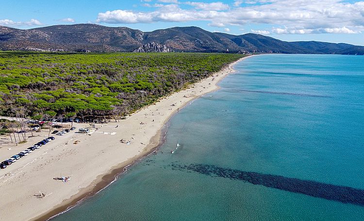 La plage de Marina di Alberese