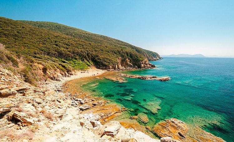 La Buca delle Fate, die herrliche Bucht im Golf von Baratti